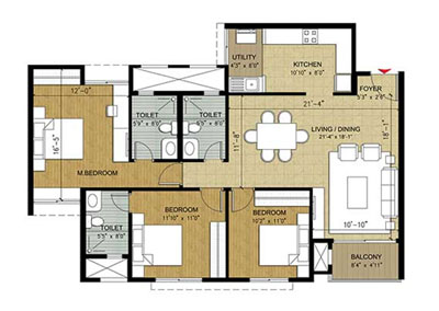 Purva Bellandur Floor Plan