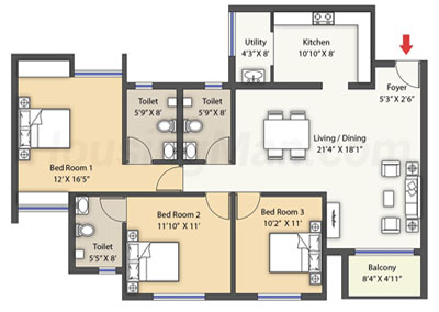 Purva Bellandur Floor Plan