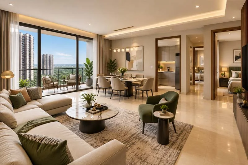 Nikoo Homes 10 3 BHK Interior